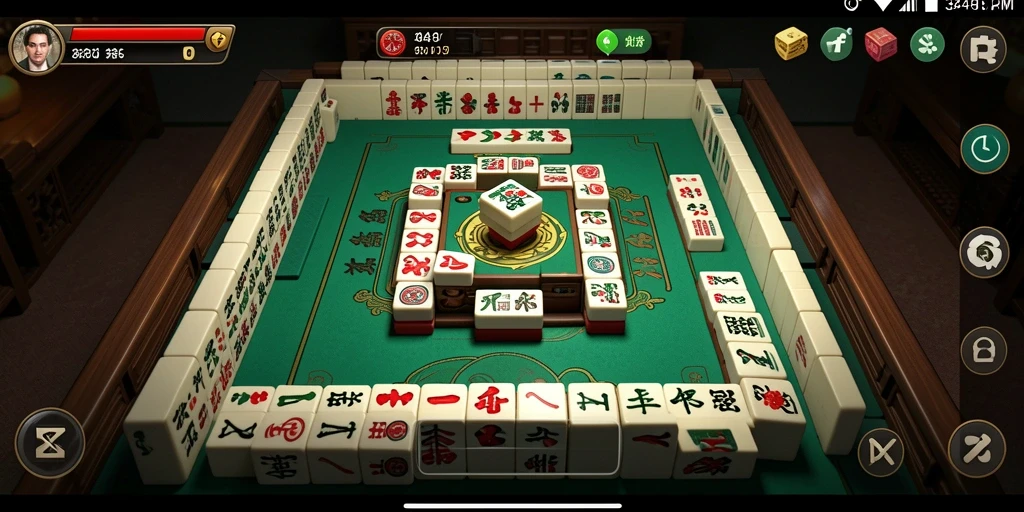 Tangkapan layar gameplay <strong>3446</strong> yang menunjukkan keseruan permainan Mahjong.