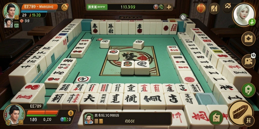 Gameplay Mahjong yang seru dan menantang di EE789.