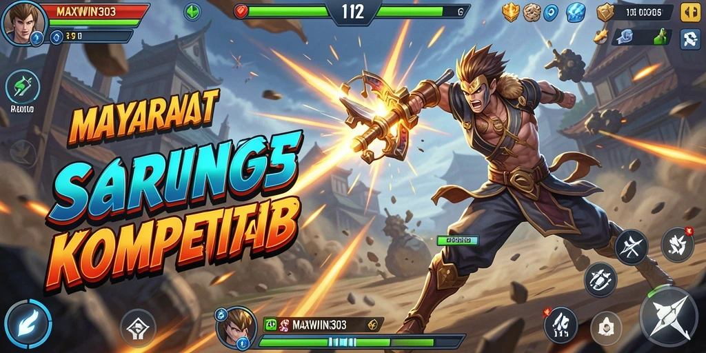 Tampilan screenshot MAXWIN303 menampilkan aksi pertarungan yang intens dan karakter-karakter menawan.