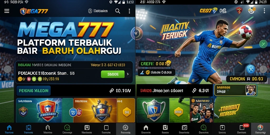 Tampilan menarik MEGA777 dalam aksi taruhan olahraga.