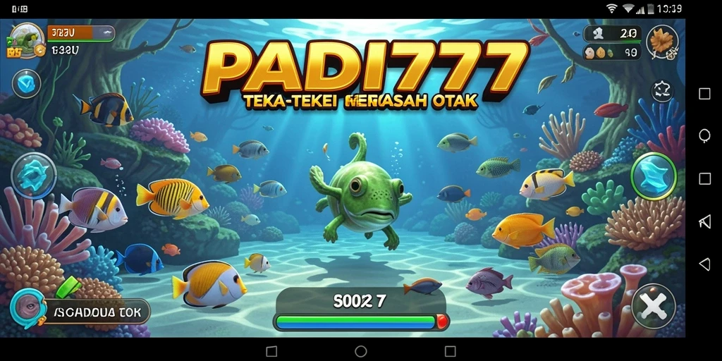 Screenshot PADI777 dengan tampilan puzzle yang menantang.