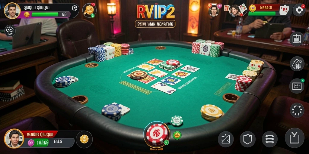 Screenshot gameplay QiuQiu yang mendebarkan dari RVIP2.