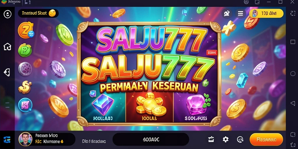 Tampilan gameplay SALJU777 yang penuh warna dan menarik.