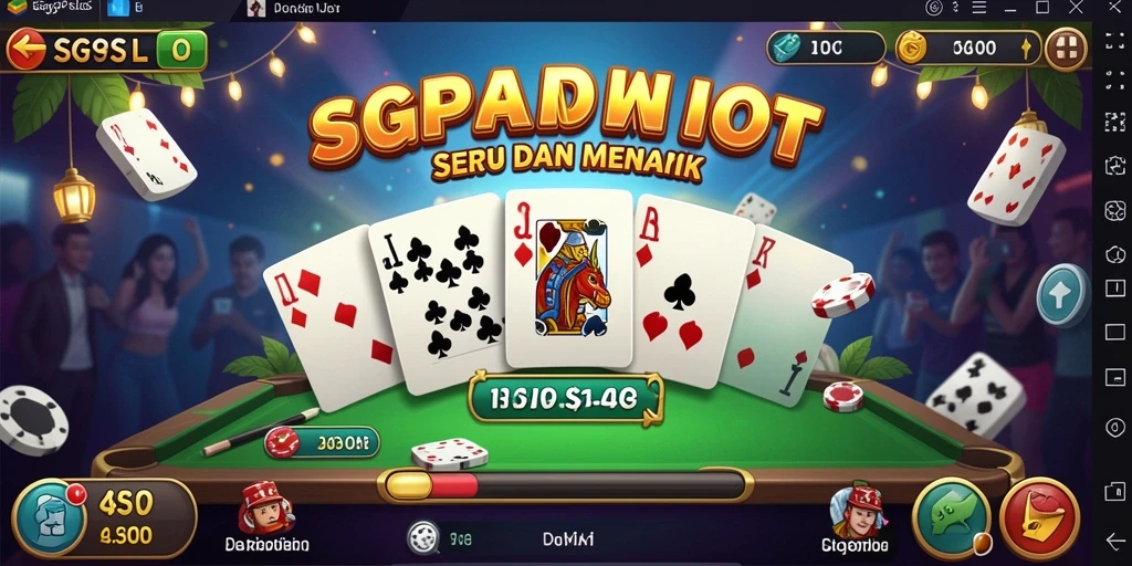 Tampilan gameplay dominonya yang seru dan interaktif.