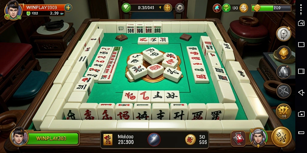Gameplay menarik WINPLAY303 dengan grafis Mahjong yang memukau.